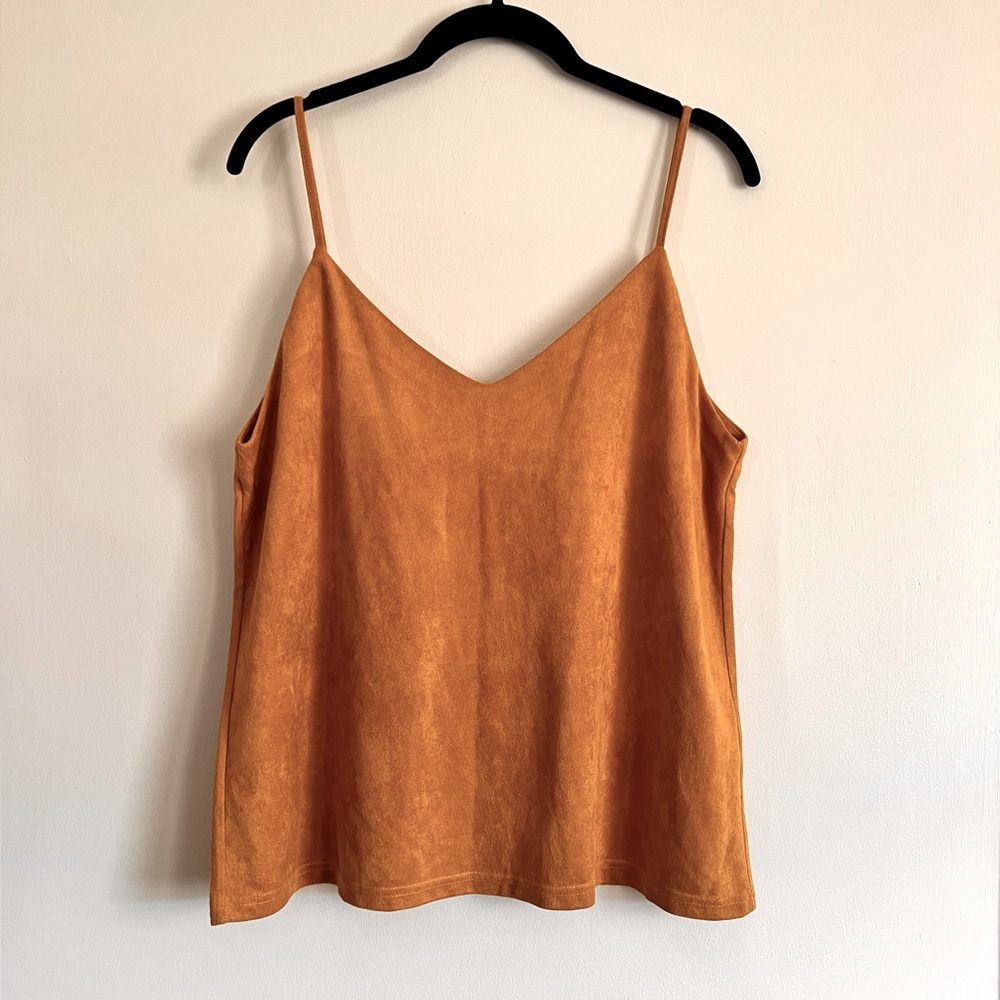 Mulaya Suede Top. Nwt
